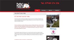 Desktop Screenshot of dogtired.co.uk